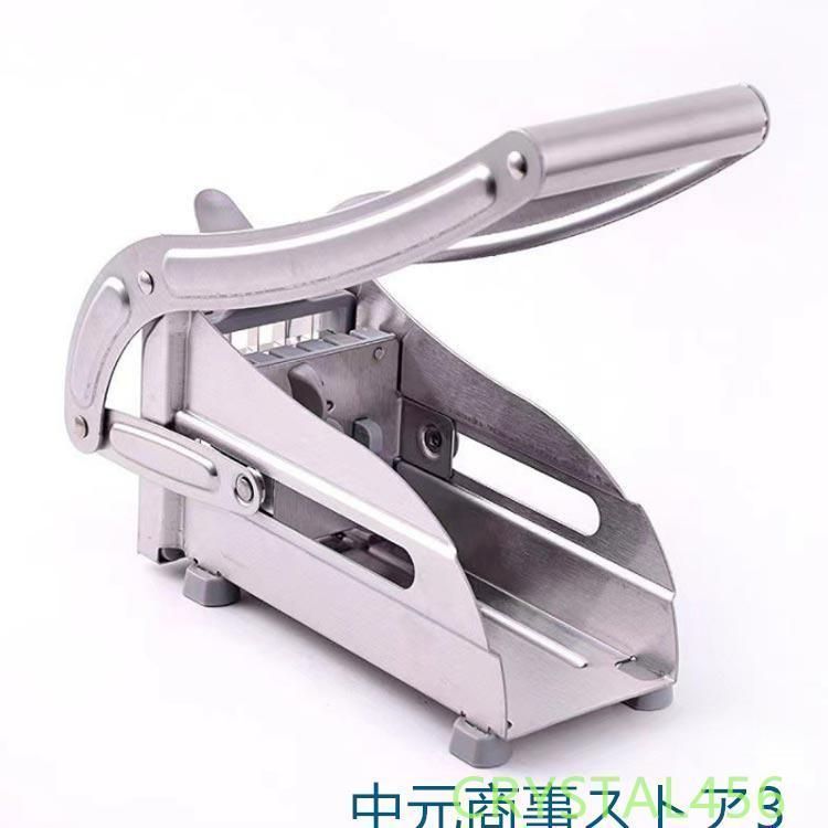 レバーを押すだけ フレンチフライカッター 野菜カッター 手動式 角切り レバーを押すだけ フレンチフライカッター 家庭用 卓上型 ポテト