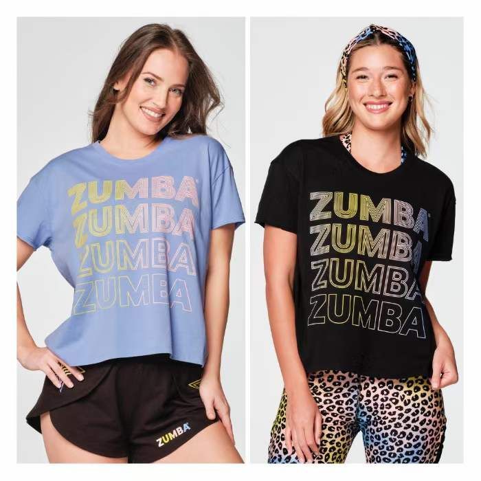 ZUMBAウェアエアロダンスTシャツ 男女兼用 - その他