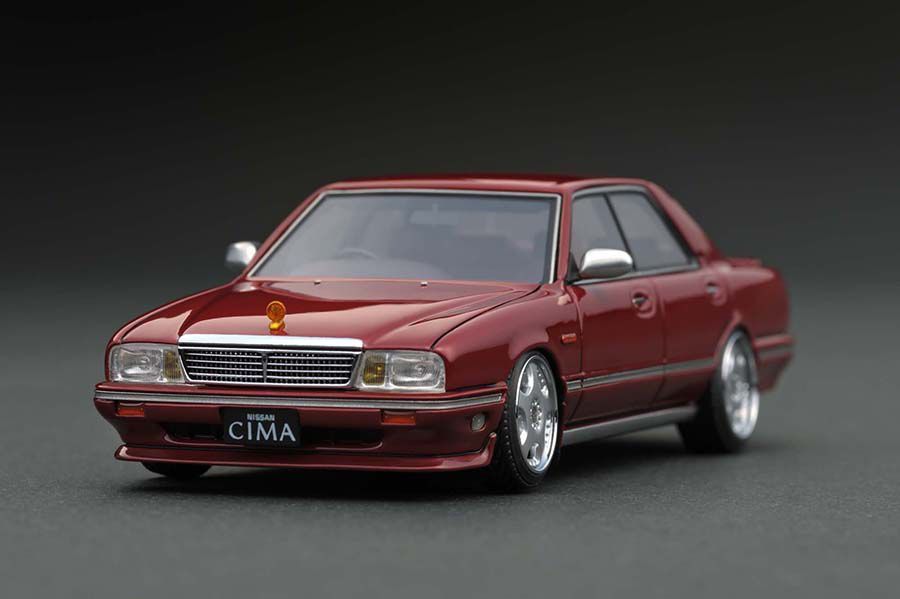 イグニッション 1/43 日産 セドリック シーマ Y31 レッド ignition 1:43 Nissan Cedric Cima IG1091