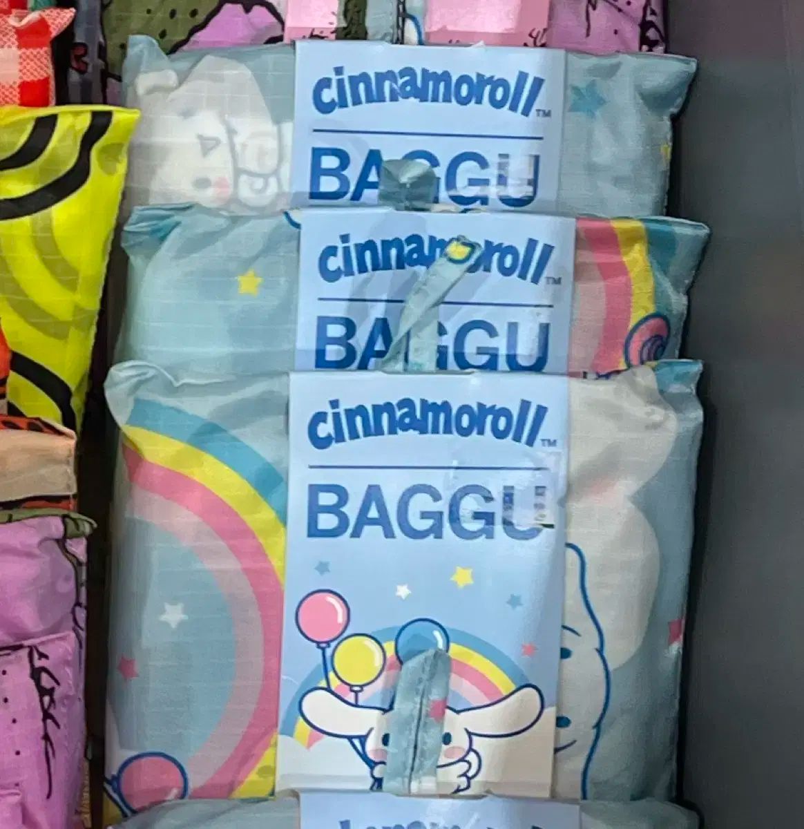 バクー BAGGU エコバッグ ショッピングカート シナモロール