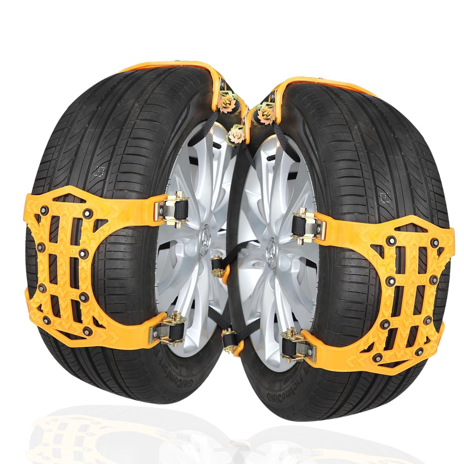 新品 HooMoo タイヤチェーン 非金属 軽自動車 135-175mm対応 145/80R12 165/55R15 175/65R14 165/65R14 155/70R13 175/70R14 165/70R14 175/65R15 165/60R14 1