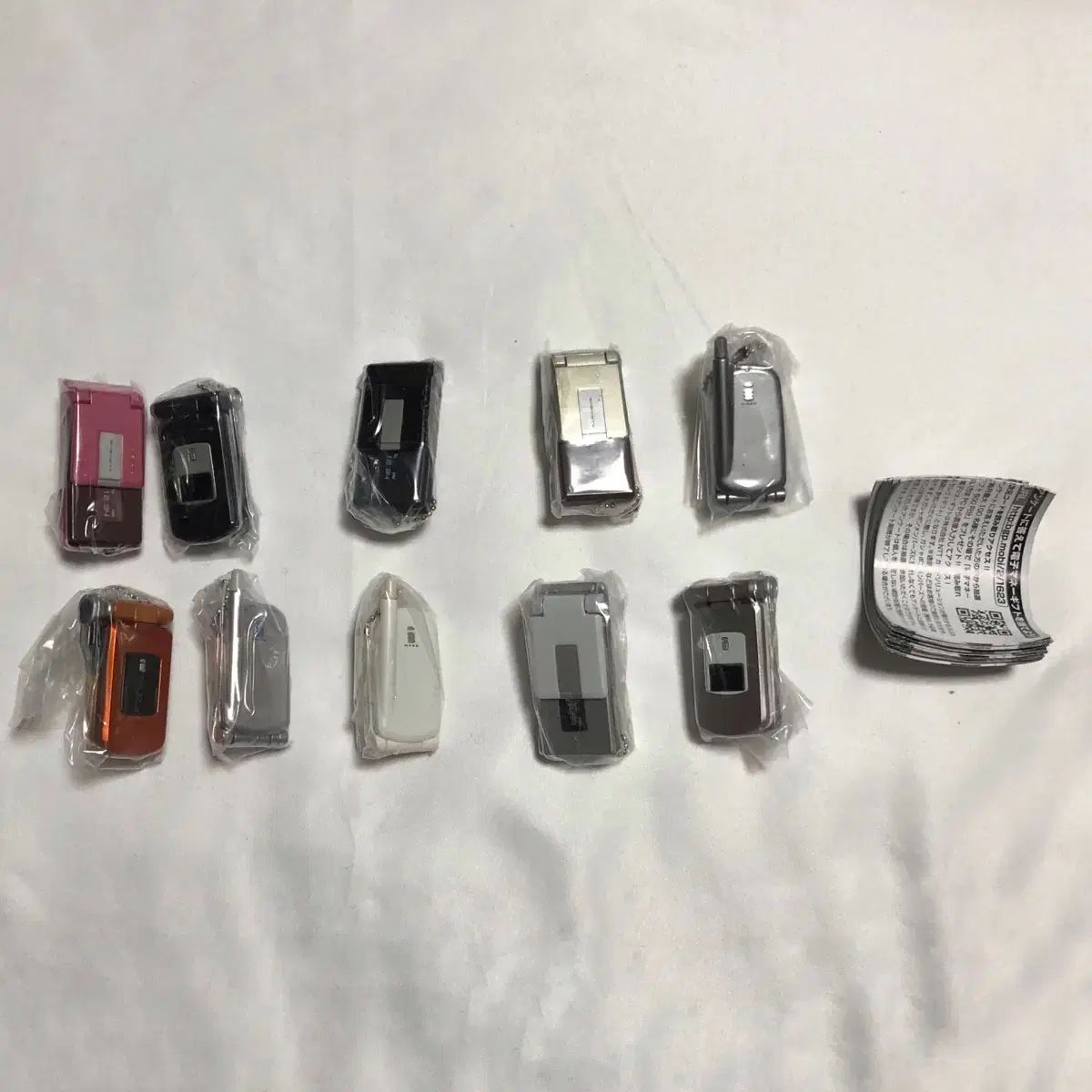 ドコモ 携帯電話 フォルダ電話 ミニチュア フィギュア セット ver 2 10 種 docomo