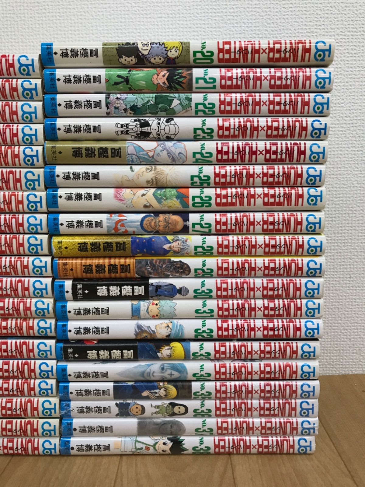 ☆②【未開封4冊】ハンターハンター HUNTER×HUNTER 1~38巻 全巻