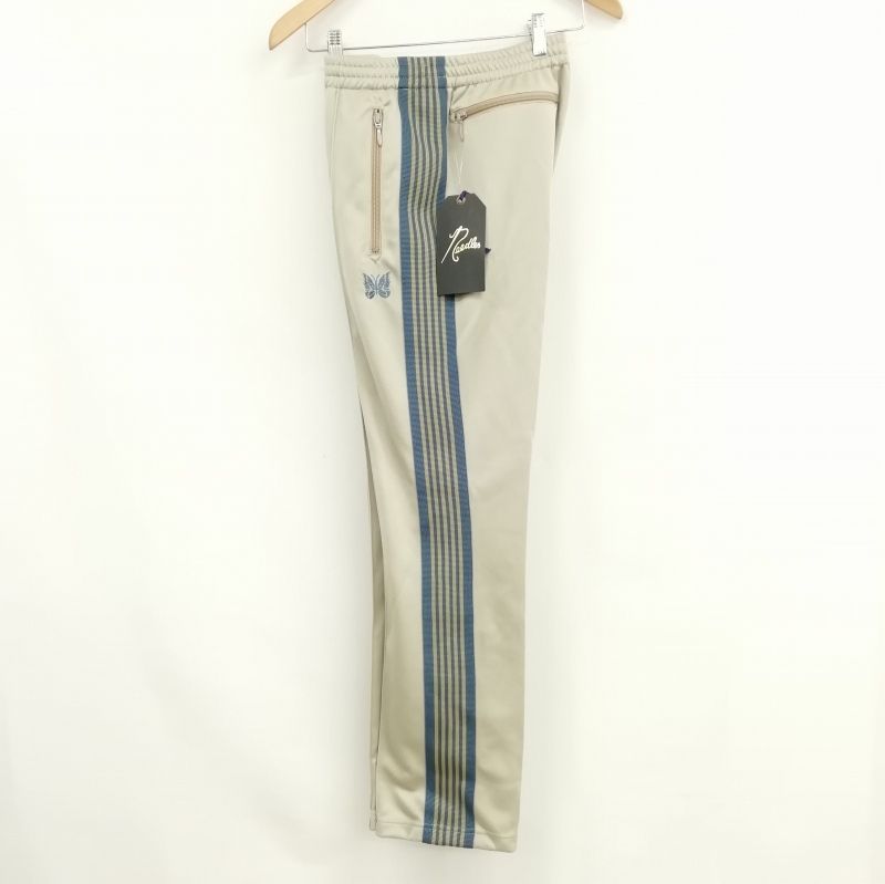 ニードルス ニードルズ Needles JO441 jeans factory clothes 別注 Narrow Track Pant 21SS  ナロー トラック パンツ S グレージュ系 - メルカリ