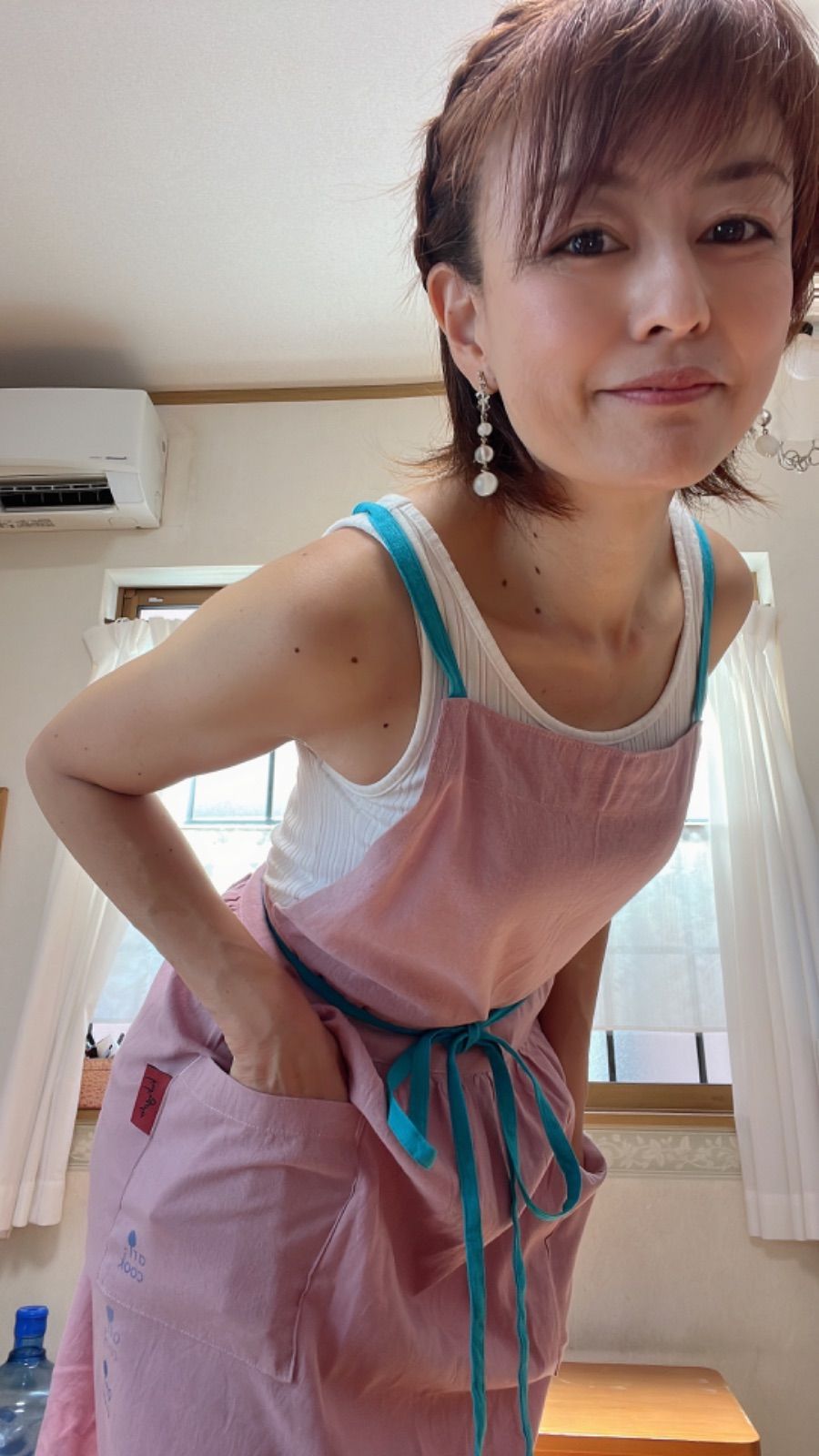 ハグオーワー リバティプリントマロリー フリルワンピース