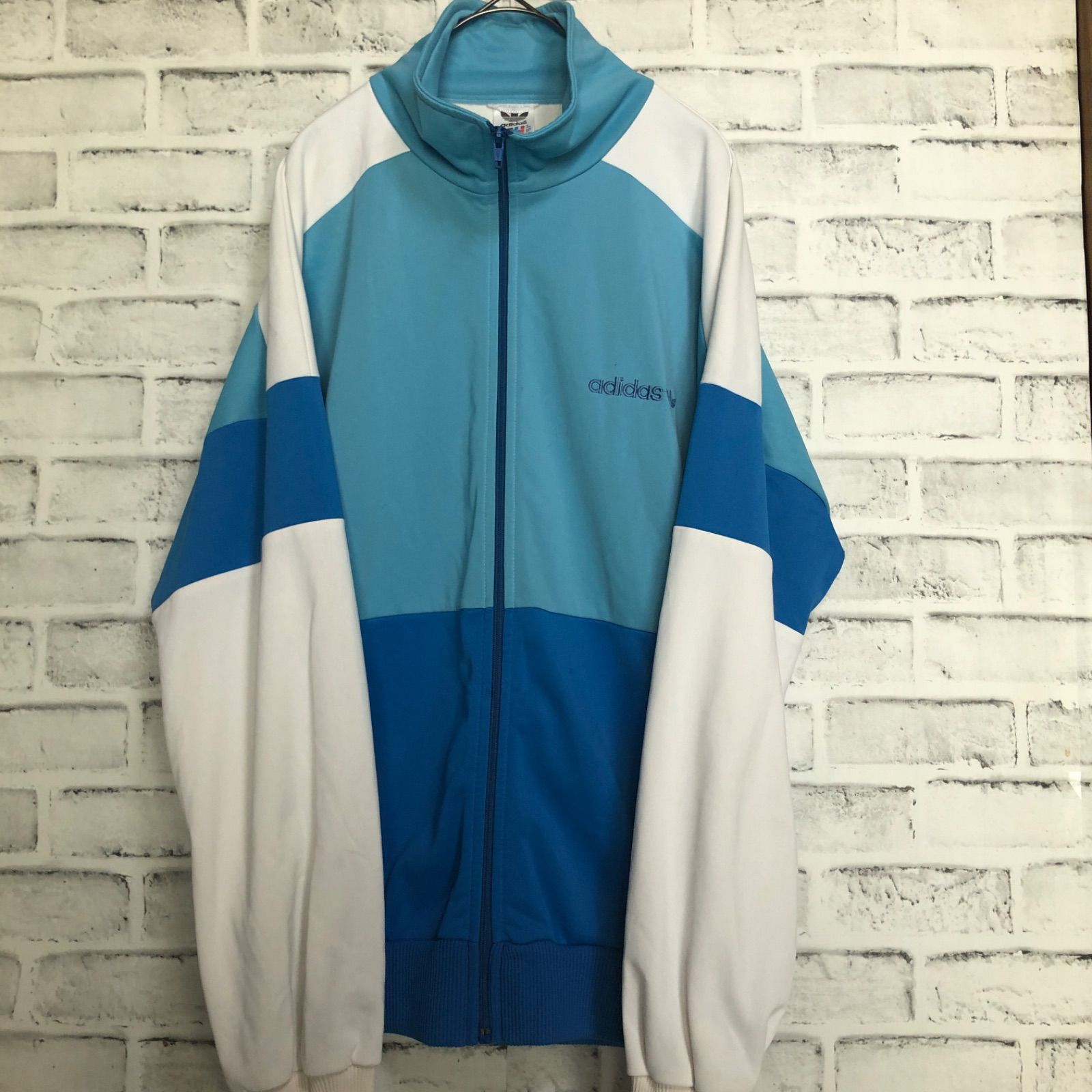 80s⭐️adidas トラックジャケット/ジャージ XL 刺繍トレ