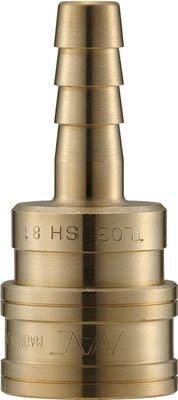 ナック クイックカップリング TL型 真鍮製 ホース取付用 CTL12SH2 ナック クイックカップリング ＴＬ型 真鍮製 オネジ取付用＿ の通販