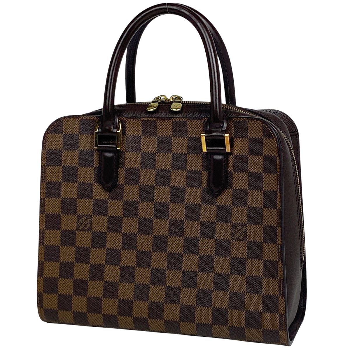 ルイヴィトン トリアナ　ハンドバッグ ショルダーバッグ　ダミエエベヌ　ブラウン LOUIS VUITTON ルイヴィトン N51155 トリアナ ダミエ エベヌ