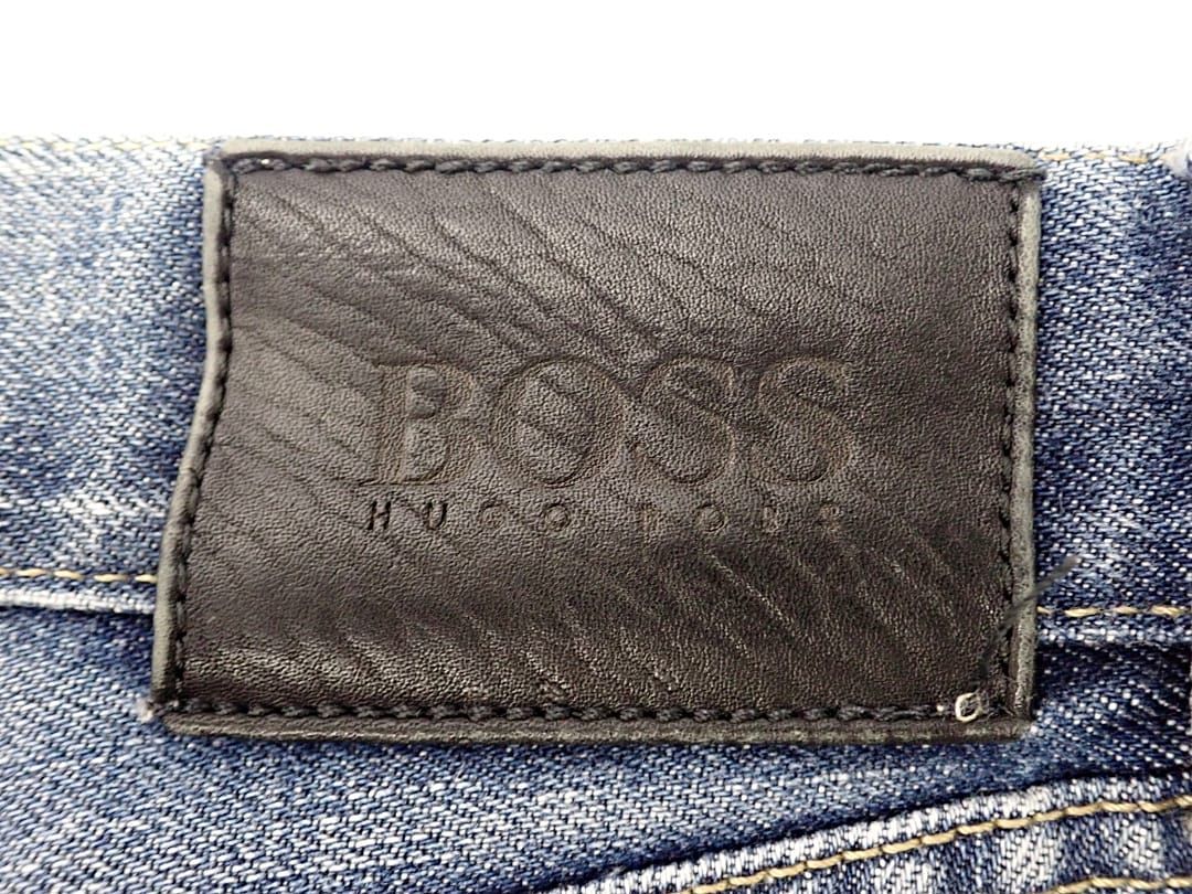 HUGO BOSS ヒューゴ ボス ジーンズ デニムパンツ W31 L34 ブルー 中古B 【送料無料】 A-8247