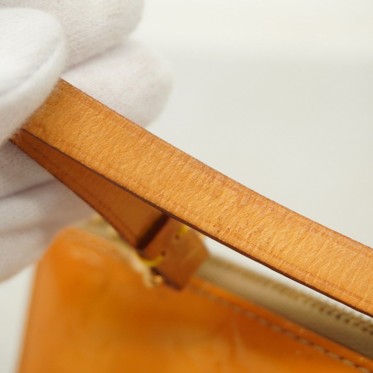 5id4550】ルイヴィトン ポーチ ヴェルニ レキシントン M91010 ベージュ  