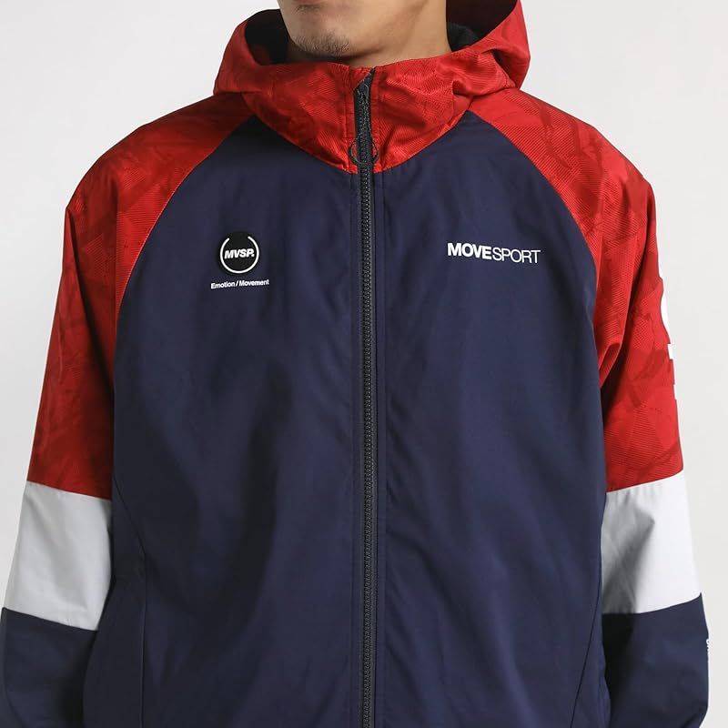 彡 ムーブスポーツ ウィンドブレーカー デサント HEATNAVI TOUGH 総柄グラフィック フルジップフーディー トレーニング RDNV XO 1 NEXPOTALLINN_EU
