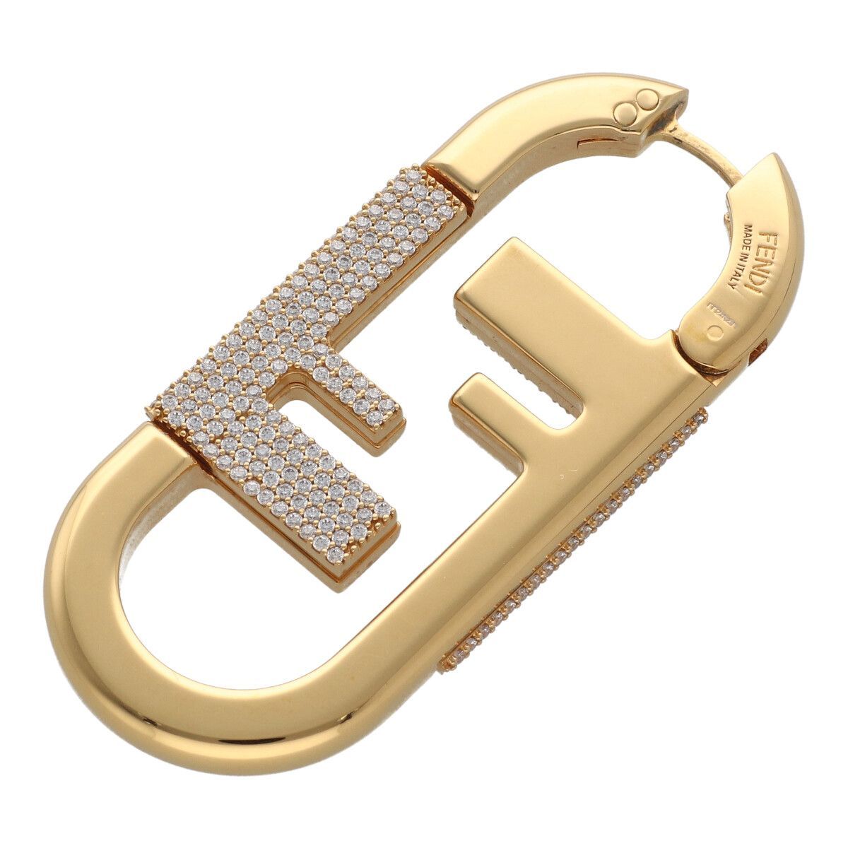 中古】 Fendi フェンディ オーロック シングル ピアス ラージ 中古】 Fendi フェンディ オーロック シングル ピアス ラージ