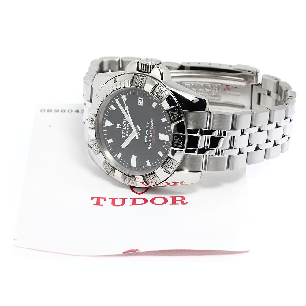 高品質得価 Tudor - TUDOR ハイドロノートII メンズ腕時計の通販 by