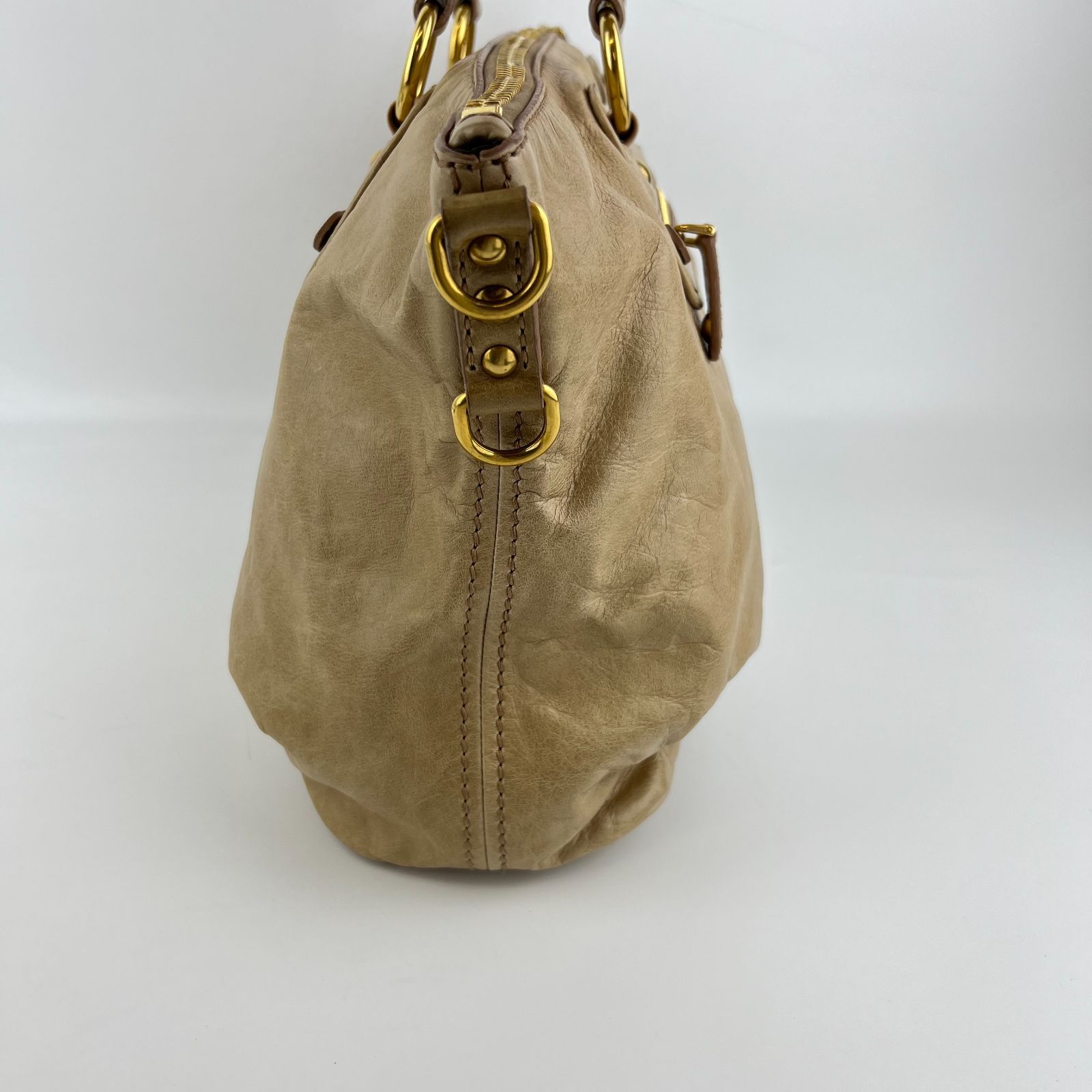MIU MIU - 【中古】miumiu ミュウミュウ ハンドバッグ