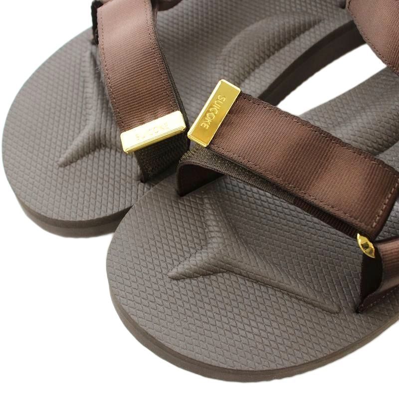 SUICOKE スイコック ストラップ サンダル ブラウン SUICOKE スイコック ストラップ サンダル ブラウン - メルカリ