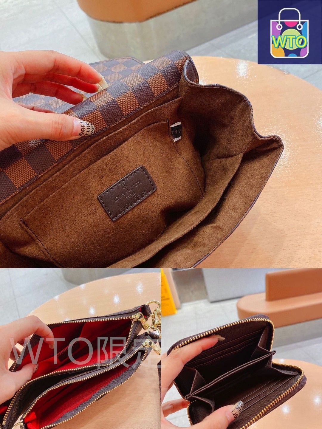 送料無料 LOUIS VUITTON ルイヴィトン ショルダーバッグ 財布 3点