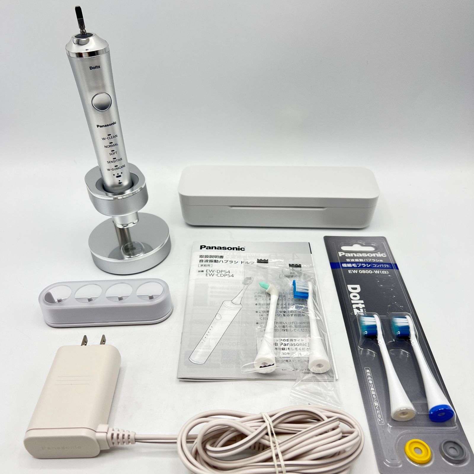 パナソニック ドルツ EW-CDP54-S シルバー 音波振動ハブラシ 電動歯ブラシ Panasonic 本体