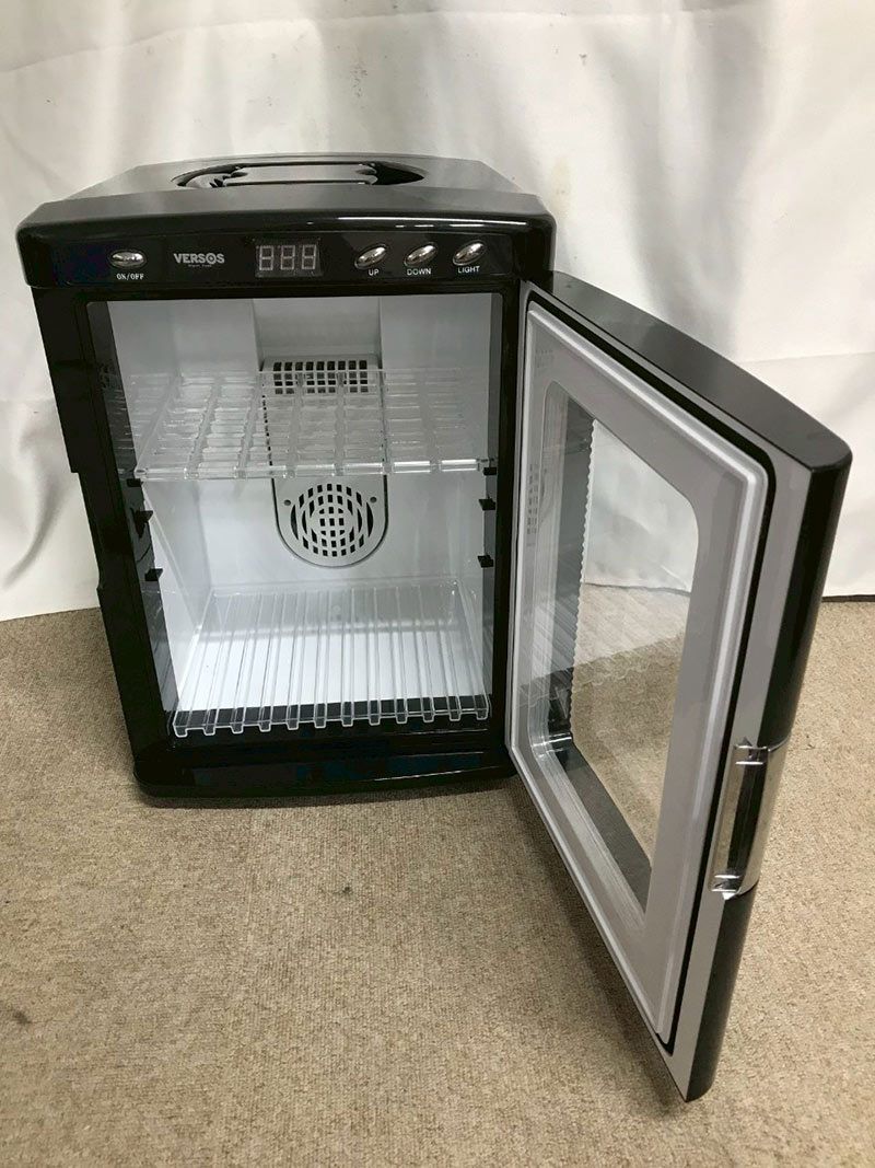 北見市発】ベルソス VERSOS 25L冷温庫 VS-404WH/BK 25L 黒