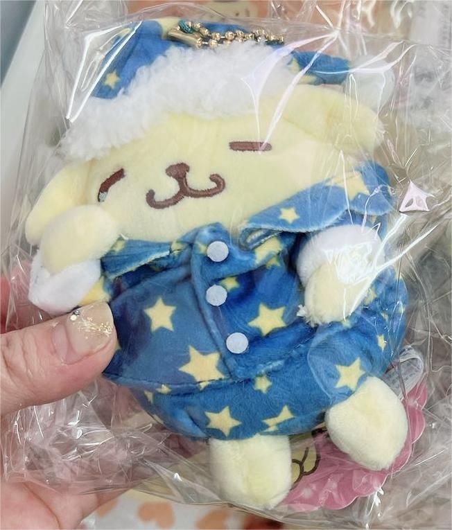 ポムポムプリン うとうと むにゅぐるみ パジャマ ぬいぐるみ サンリオ