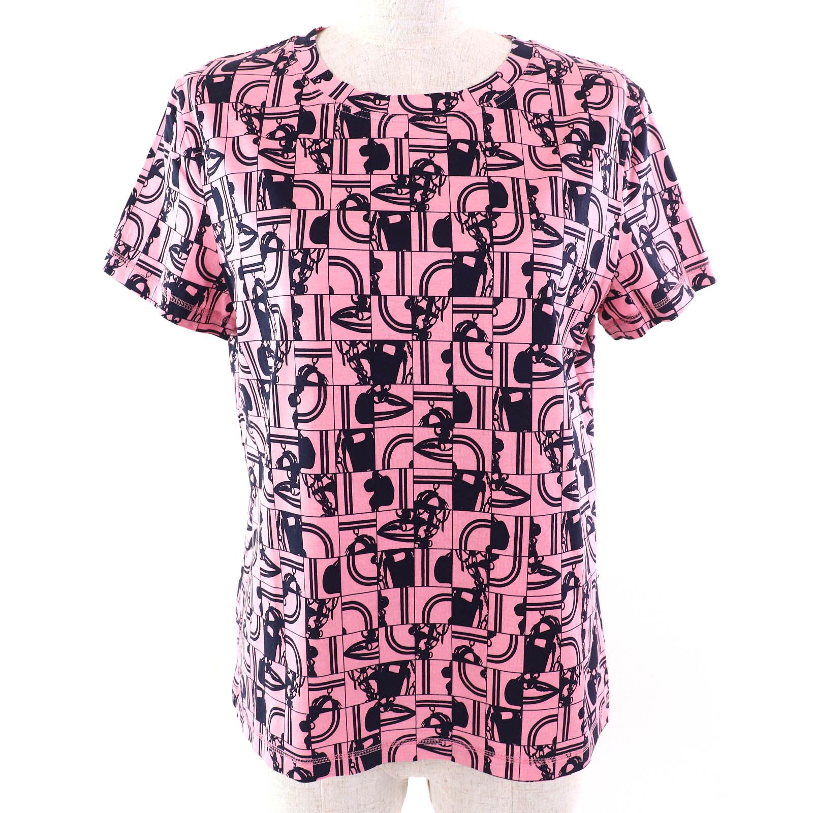 HERMES【極美品】エルメスBRIDES de GALA、Tシャツ フランス製 HERMES エルメス レディス Tシャツ 