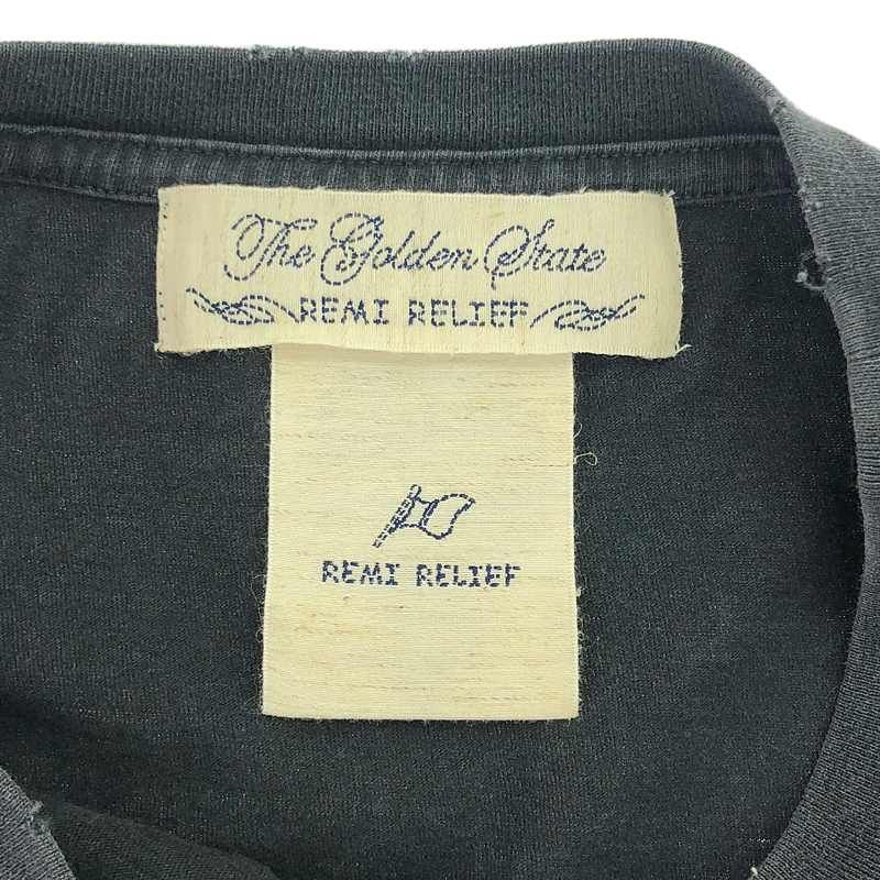 REMI RELIEF - REMI RELIEF / レミレリーフ | TIGER Tシャツ | L | ダークグレー | レディース REMI RELIEF / レミレリーフ | TIGER Tシャツ | L | グレー