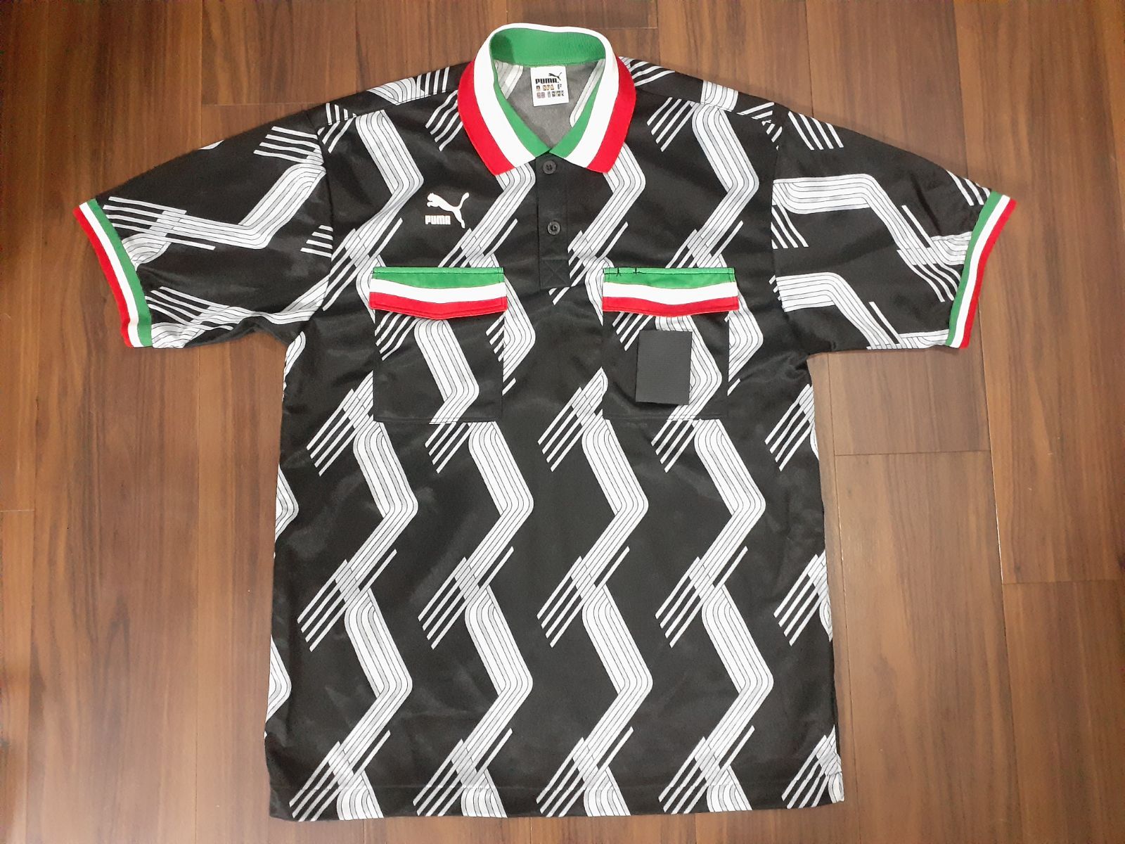 90s ビンテージ プーマ サッカー レフェリー ゲームシャツ