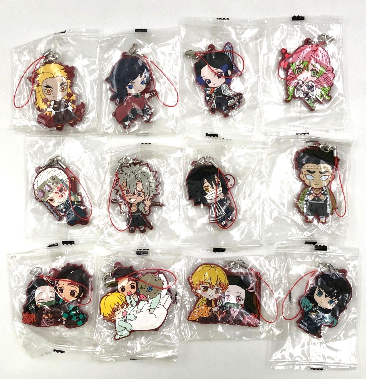 ♪) 鬼滅の刃 滅! カプセルラバーマスコット3 全12種セット ラバー