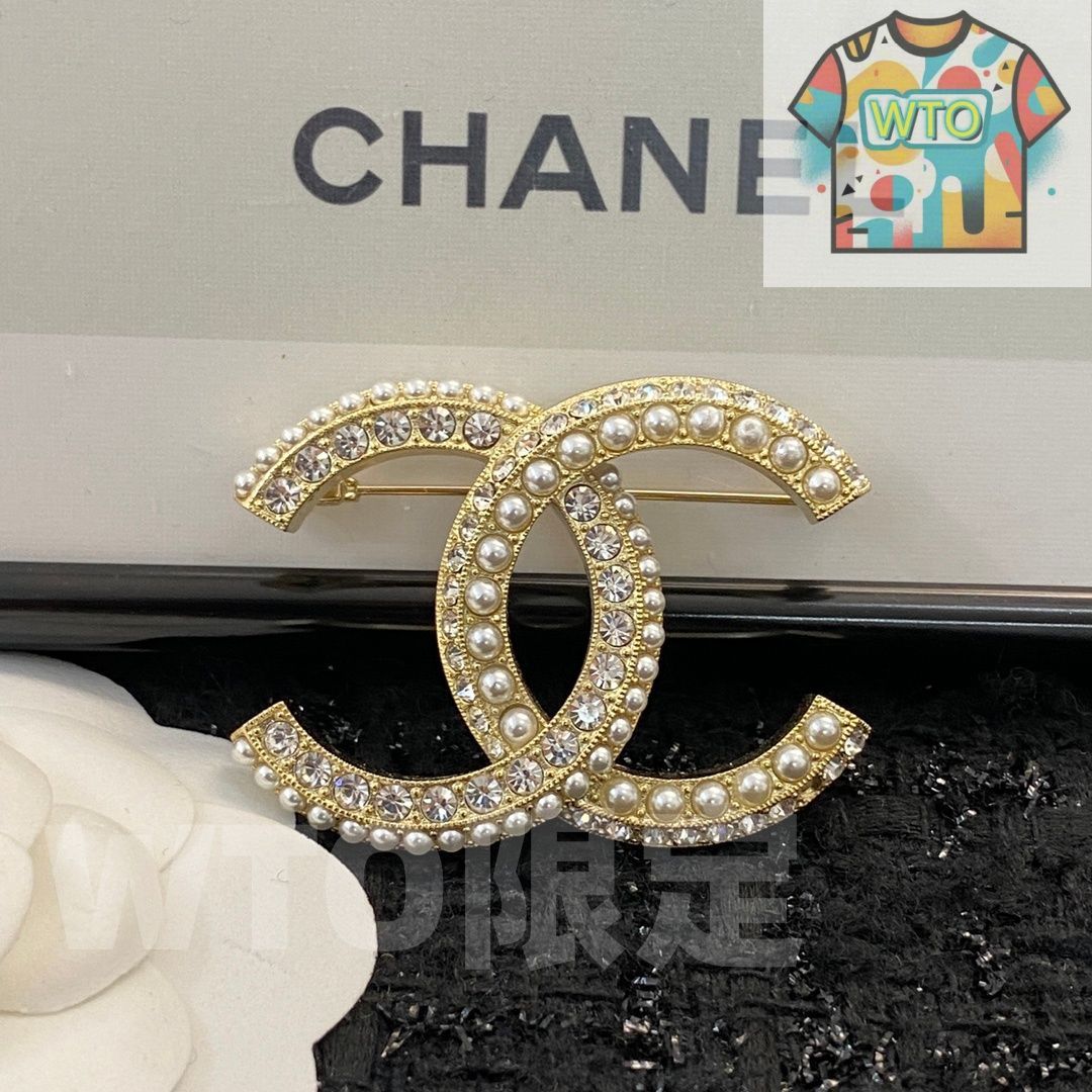 今日WTO】Chanel シャネル ヒットモデル ブローチ-HTD68 - メルカリ