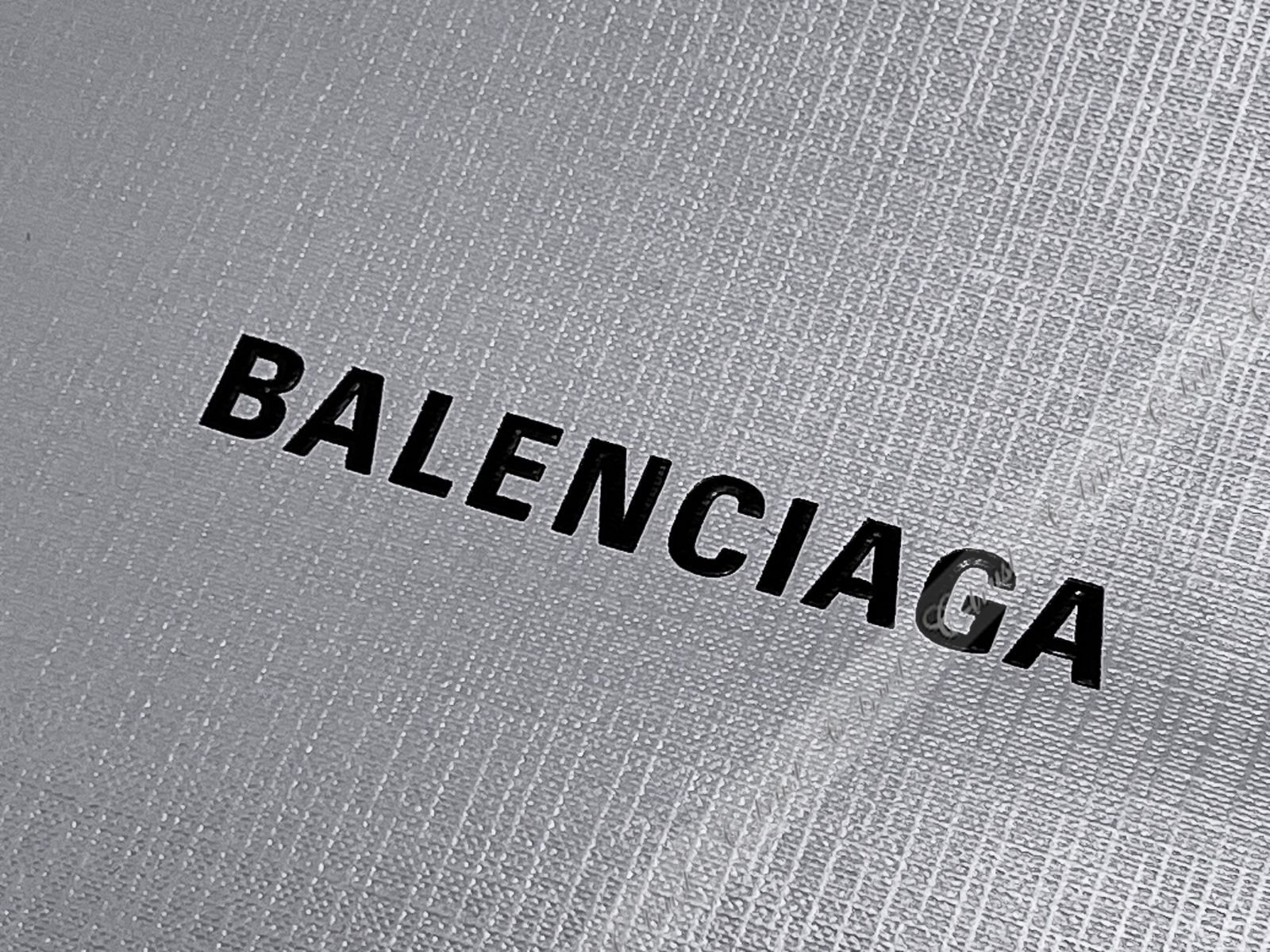 BALENCIAGA バレンシアガ ショッパー SHOPPER バッグ BAG プレゼント ギフト 紙袋 ブランド 新品 未使用 26×20×10 ★ グレー bal33a