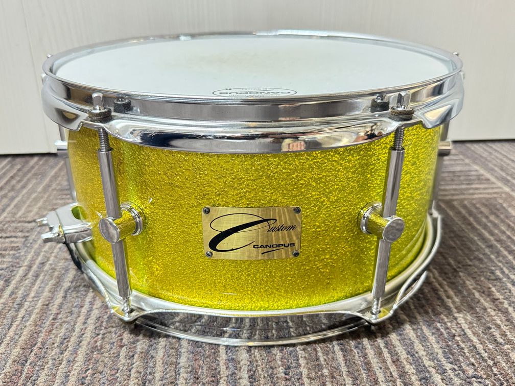 CANOPUS カスタムスネア 12x6 メイプル＆ポプラ ミントグリーン MP-1260