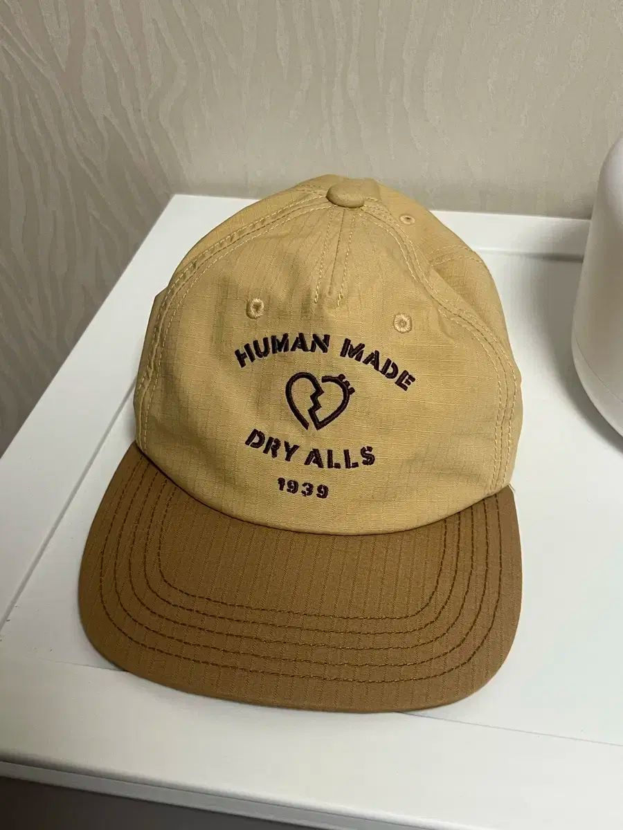 HUMAN MADE ヒューマンメイド ボールキャップ ヒト メイド 5 -パネル リップストップ キャップ ベージュ ボールキャップ