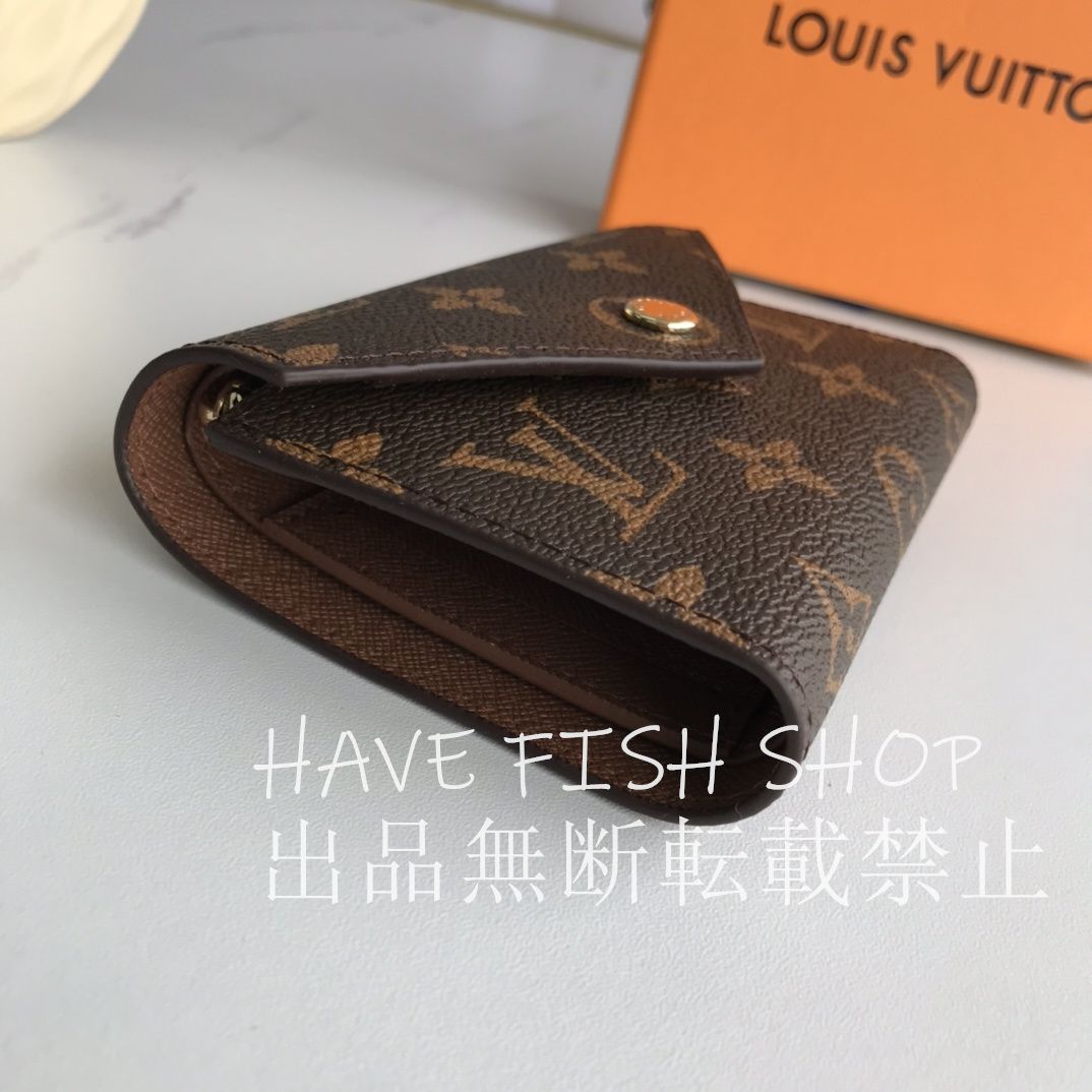 未使用 ポルトフォイユ・ヴィクトリーヌ　LOUIS VUITTON ウォレット折り財布☆ミニ財布◆ 男女兼用 ルイヴィトン