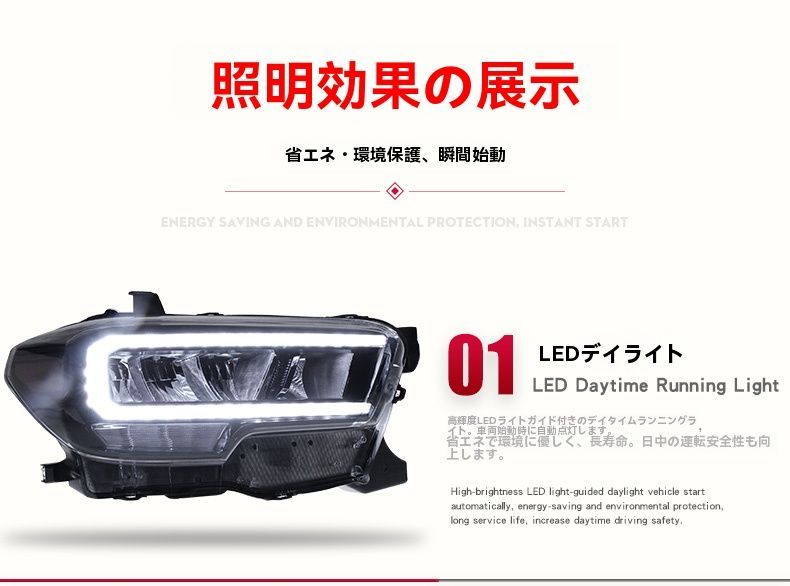 高輝度ウインカー付 大灯総成