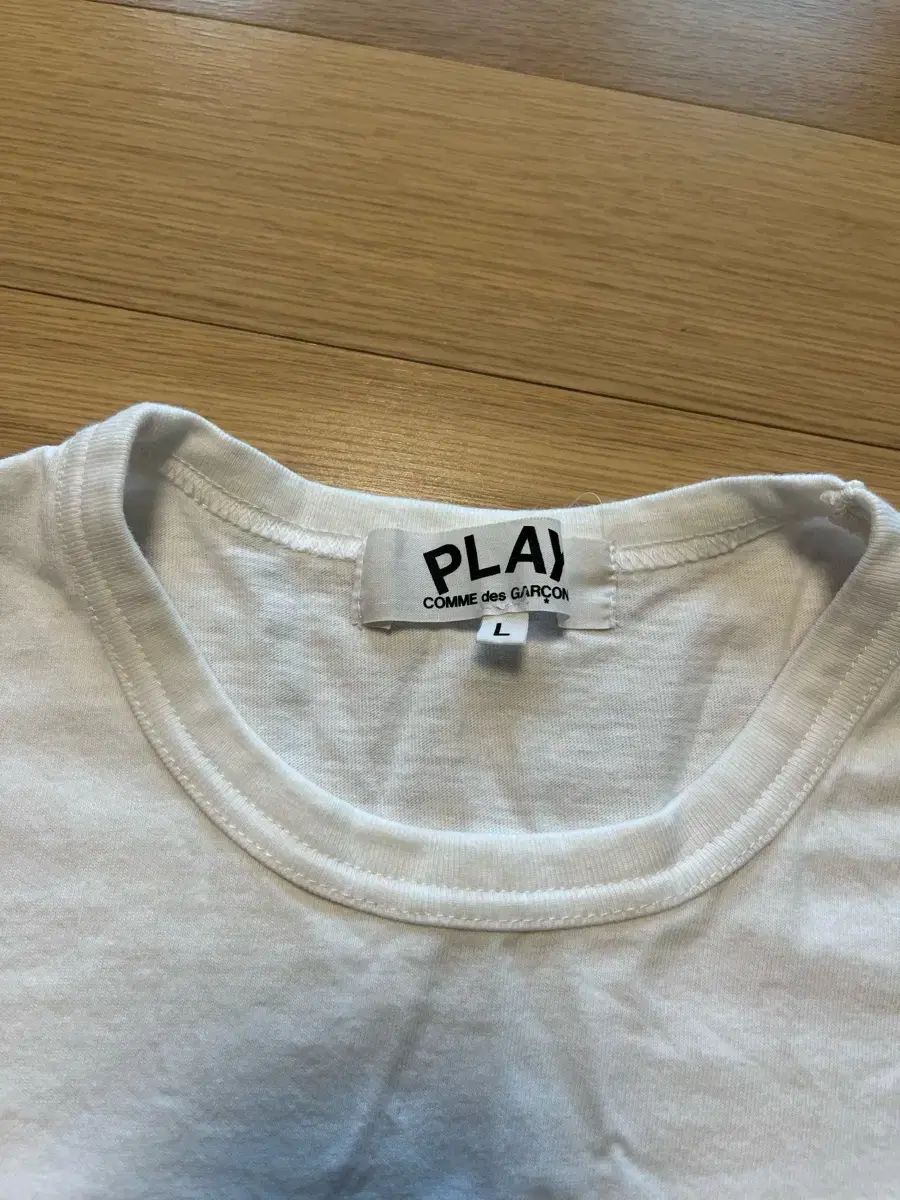 COMME des GARCONS コム デ ギャルソン ゴールドパッチ 半袖 T シャツ レディース L