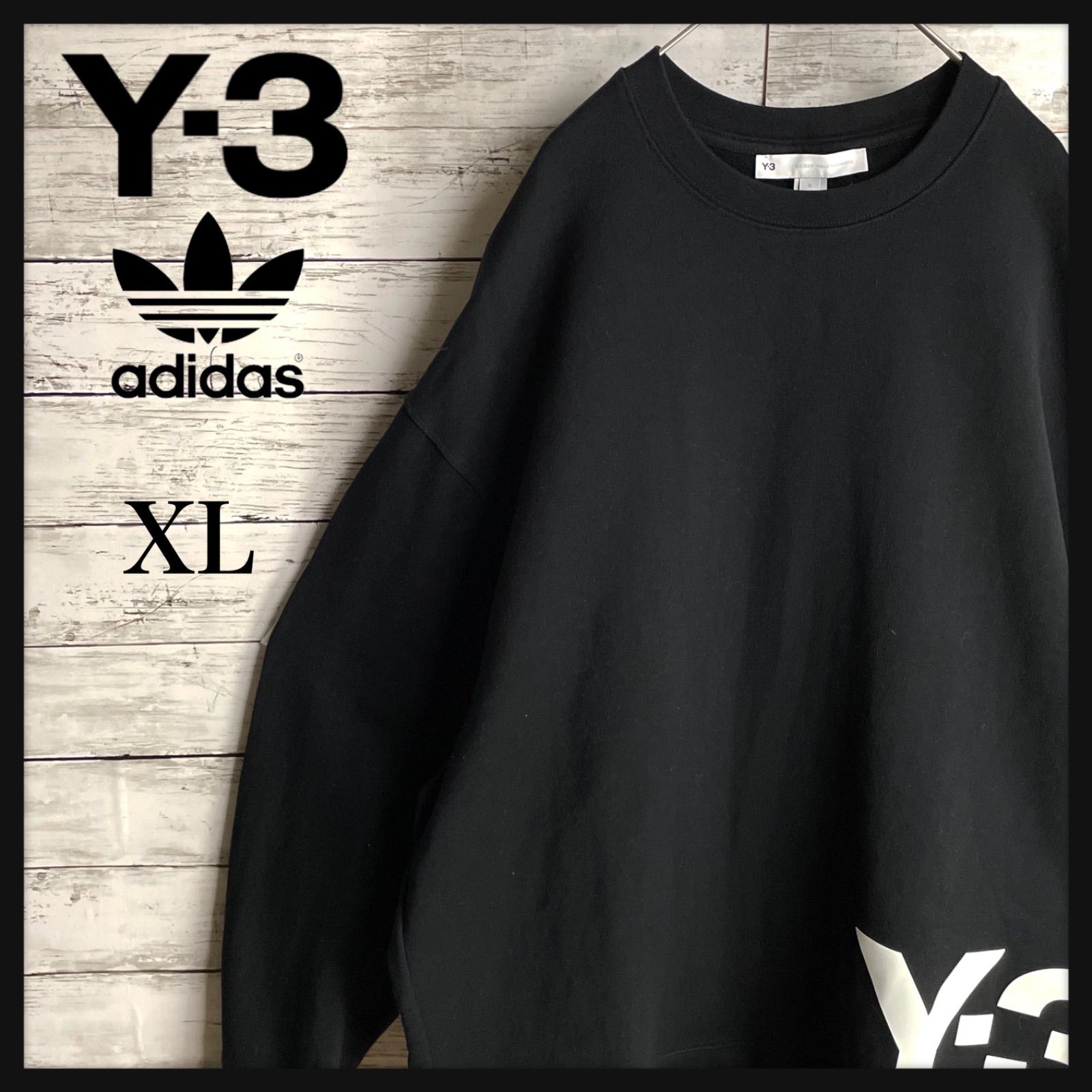 01785【美品・XL】ワイスリー/ Y-3☆20th ビッグロゴ スウェット 
