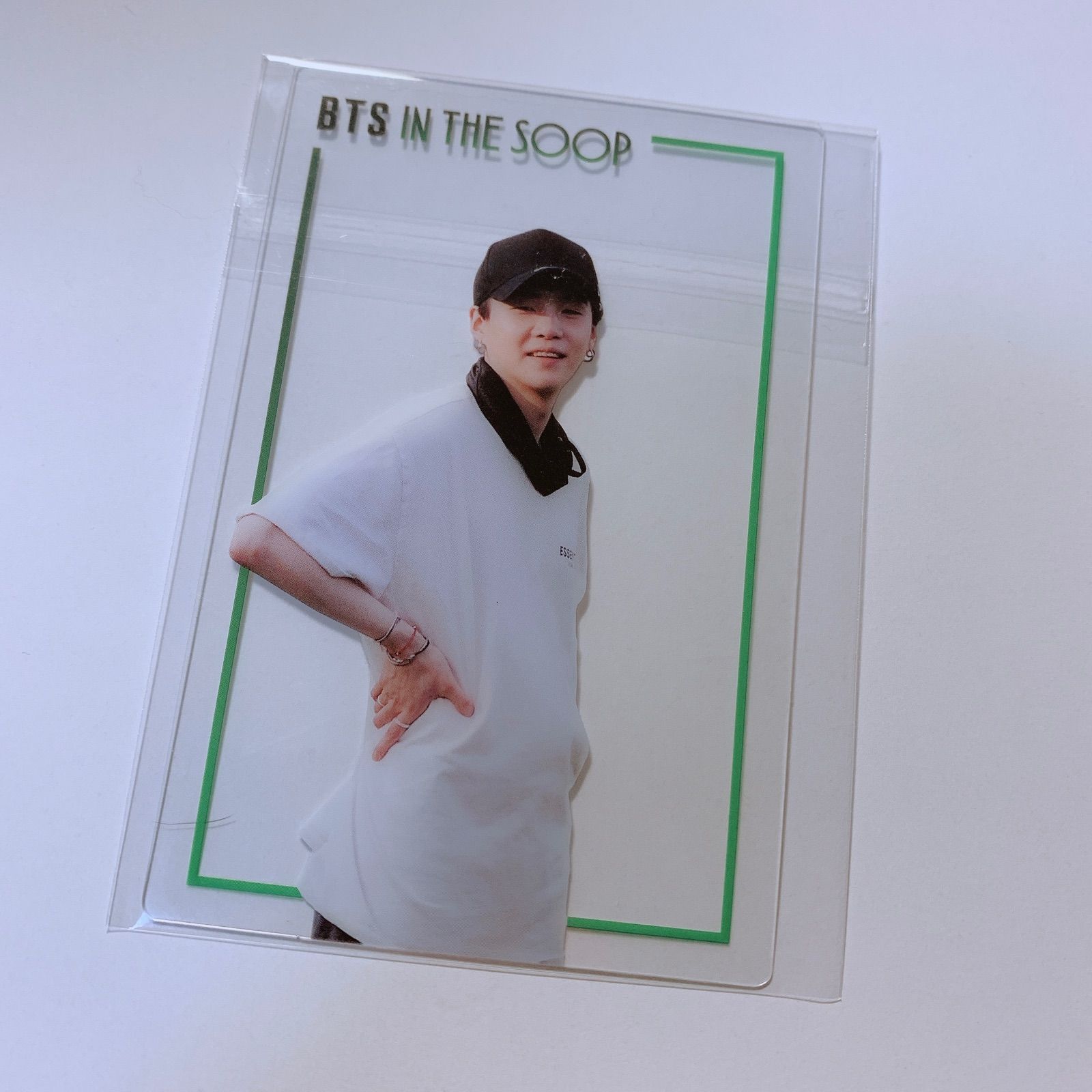 BTS インザスープ 2020 限定 クリアトレカ ユンギ SUGA ミニフォト 