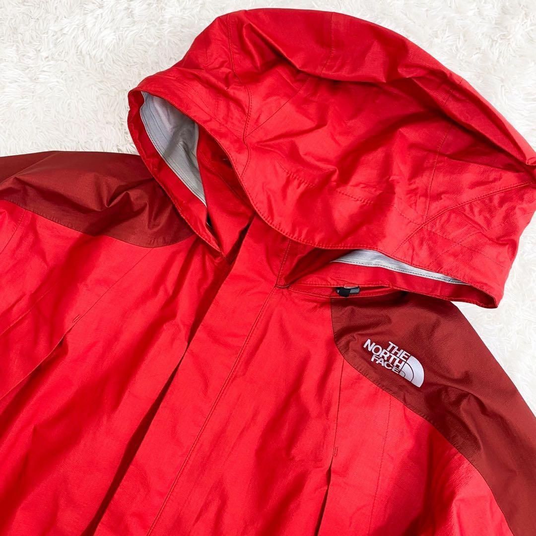 THE NORTH FACE ノースフェイス レインテックスフライト セットアップ ゴアテックス GORE-TEX レインウェア レッド 赤 メンズ  L 登山通勤 - メルカリ