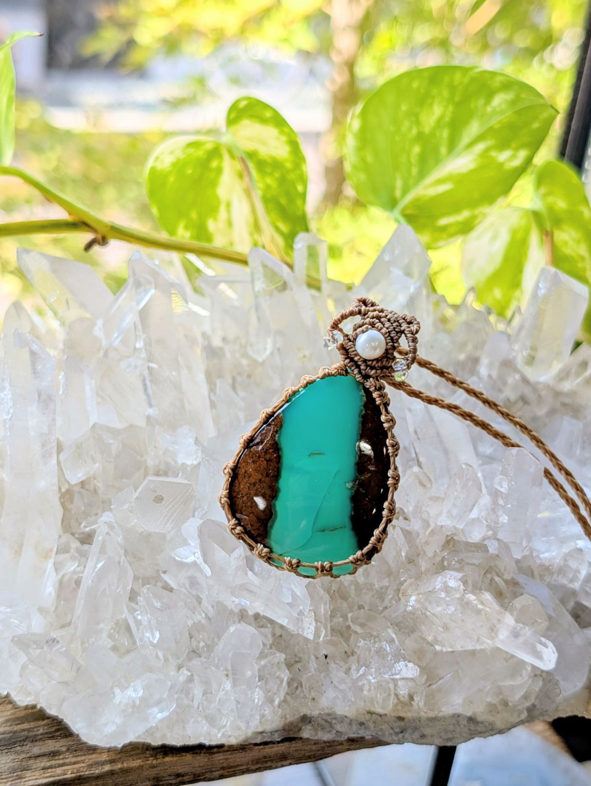 456 マクラメネックレス