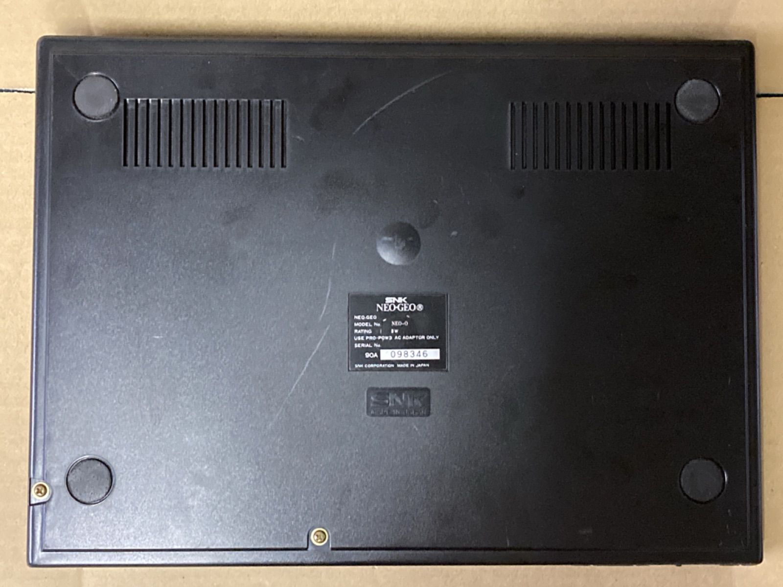 25【ジャンク扱い】NEO-GEO ネオジオ MAX 330 MEGA PRO-GEAR SPEC 本体、スティックコントローラーセット