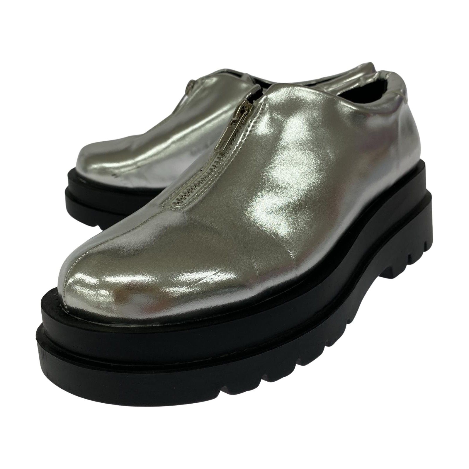 WHO'S WHO gallery フーズフーギャラリー フロントジップ メタリック