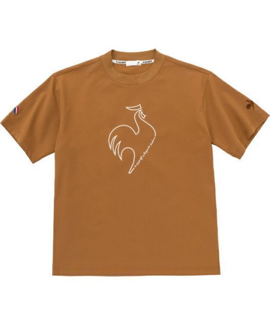 le coq sportif ルコック ＬＣＳ Ｐｌｕｍｅハーフスリーブシャツ ブラウン L QMMWJA01 BW | 衣類 服 トップス Tシャツ ハーフスリーブ 半袖 ヘランカ ストレッチ性 サンスクリーン クーリング効果 デ
