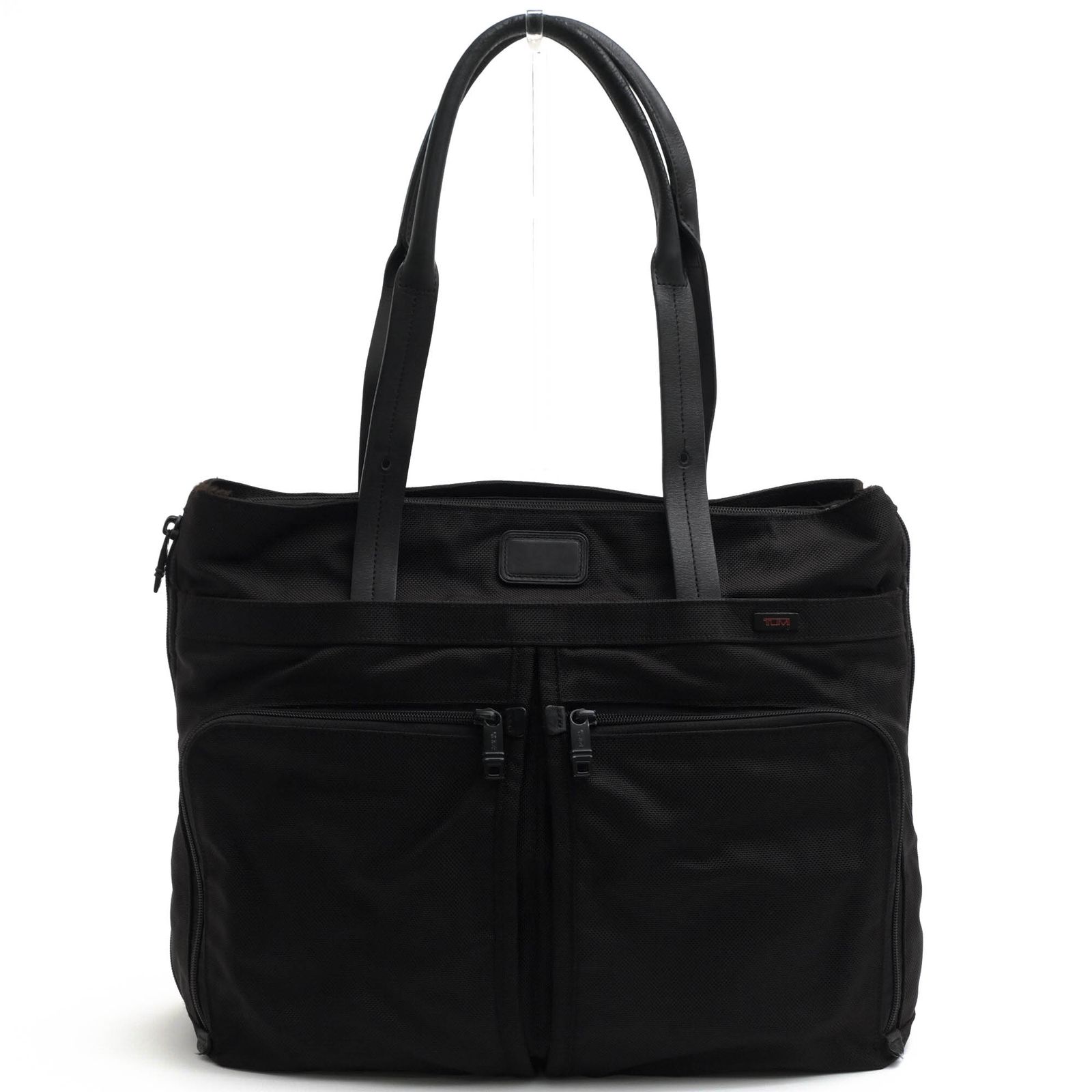 TUMI トゥミ トートバッグ ハンドバッグ ブラック　レザー ナイロン A4可 TUMI トゥミ ナイロン トートバッグ 肩掛け A4 折り畳み可