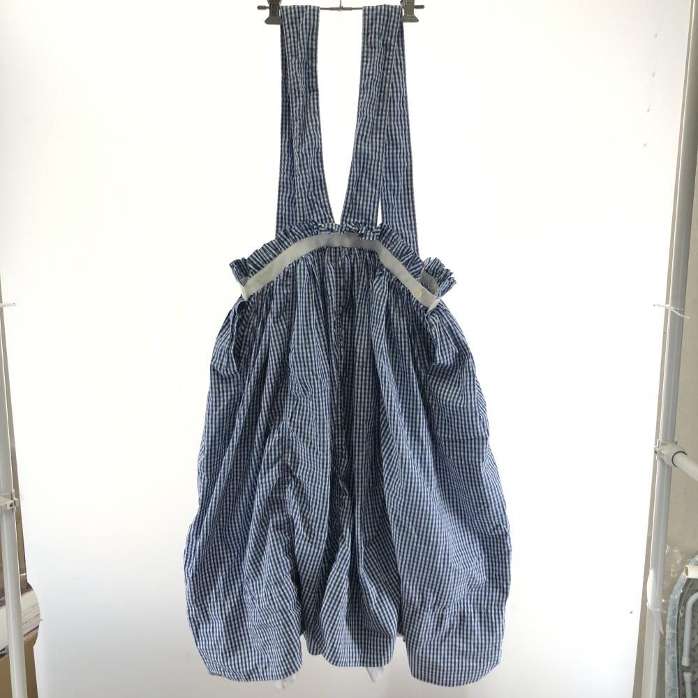 中古】tao COMME des GARCONS AD2021 ギンガムチェック ギャザー