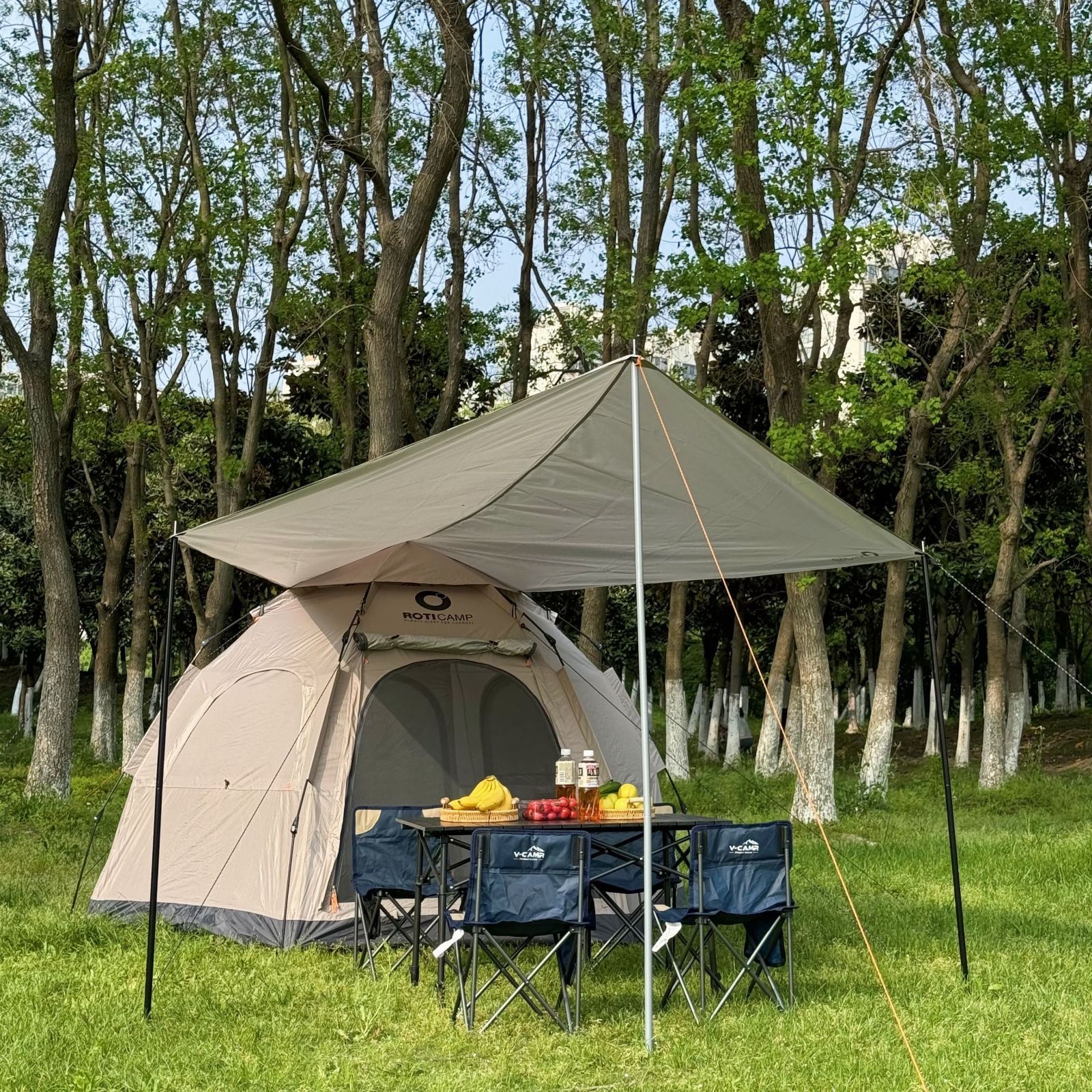 テント キャノピー タープテント 耐水 UVカット フルクローズ キャンプ 