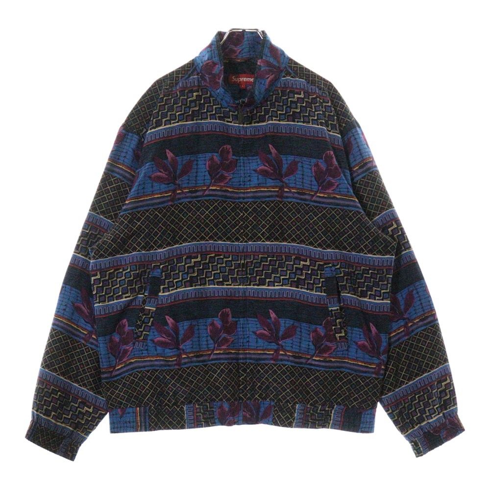 SUPREME (シュプリーム) 15AW Silk Bomber Jacket 総柄 バックロゴ