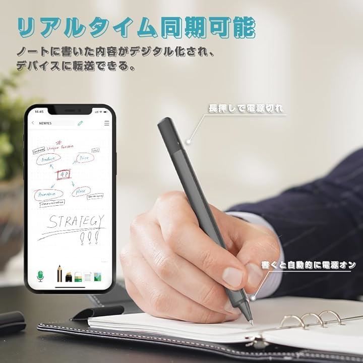 NEWYES スマートペン 電子ノート デジタルパッドセット73言語対応 OCR