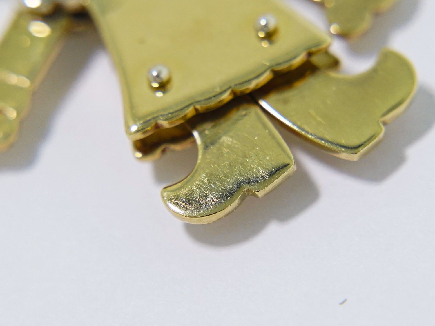 本物 ポメラート Pomellato クイーン モチーフ 750 YG WG ペンダント  