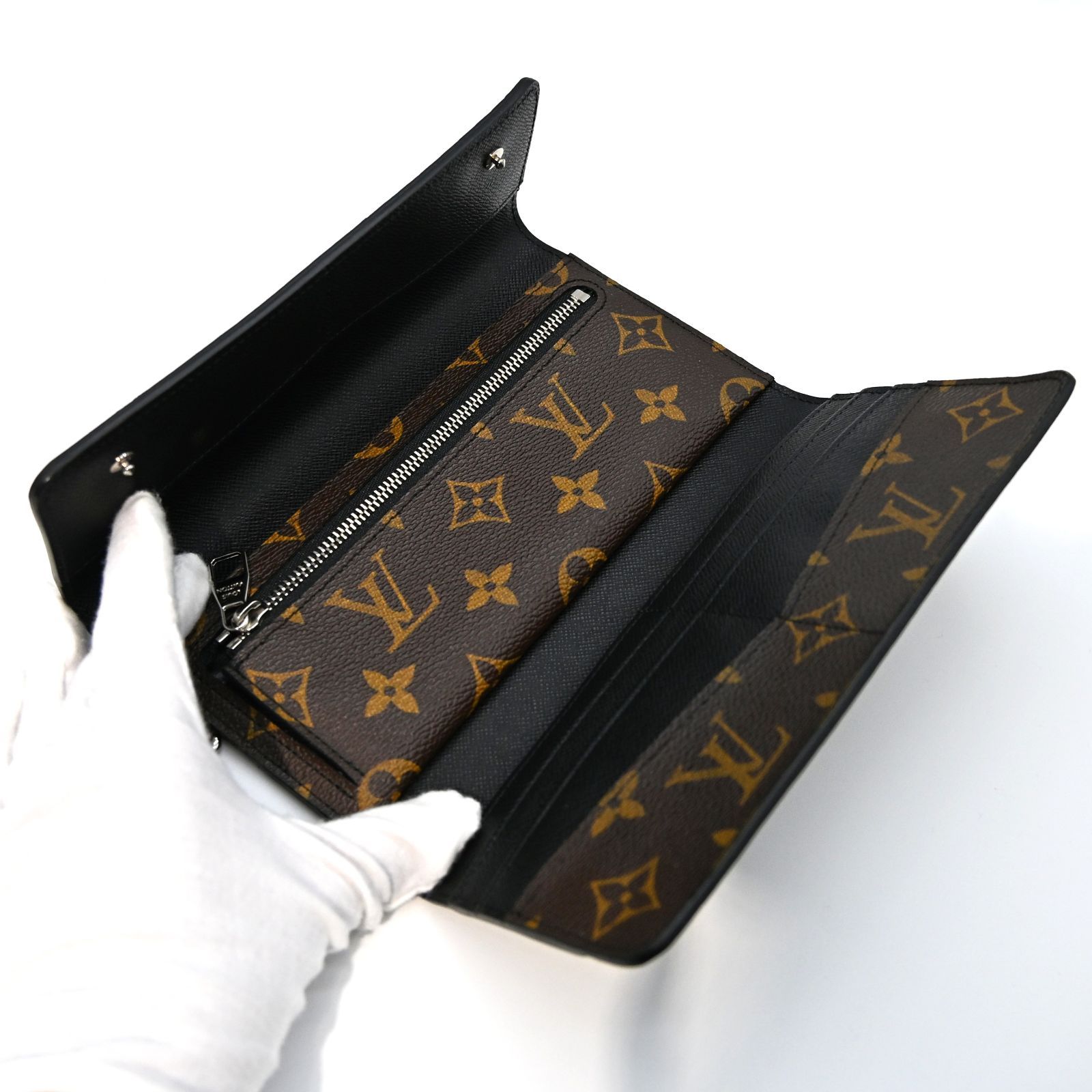 Louis Vuitton モノグラム マカサー　ポルトフォイユ.ロン LOUIS VUITTON ルイ・ヴィトン ポルトフォイユ・ロン モノグラム