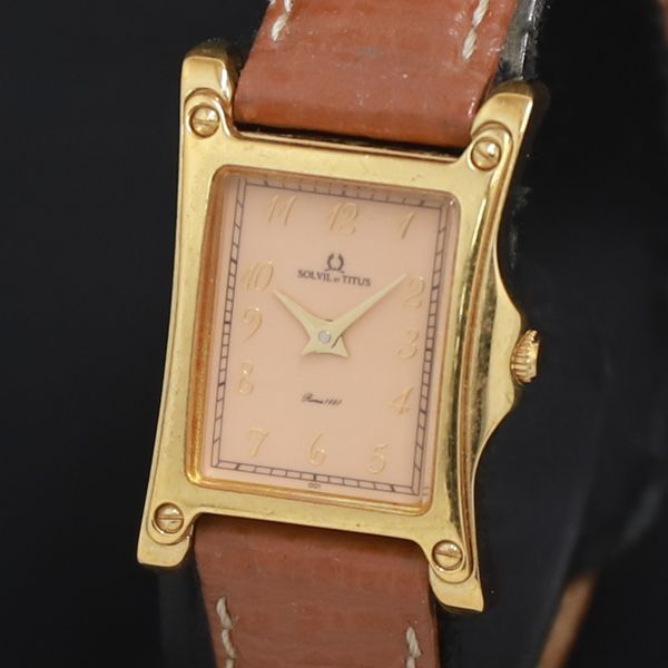 時計 TITUS Yahoo!オークション - 現状品 TITUS SWISS 17JEWELS 14K 0.585
