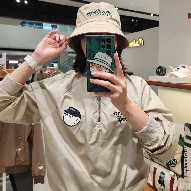 MALBON GOLF マルボンゴルフ ゴルフ バケツ ハーフジップ ゲレンデ 3COLOR